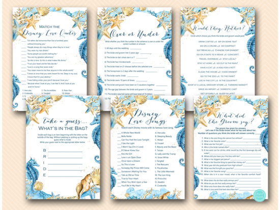 Bridal Shower Games Printable – Printabell • Express