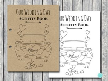 DOWNLOAD Wedding Kids Activity Book and Coloring