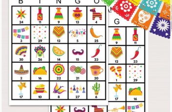 Fiesta Bingo Cards