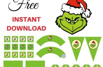 FREE The Grinch Christmas Party Printable