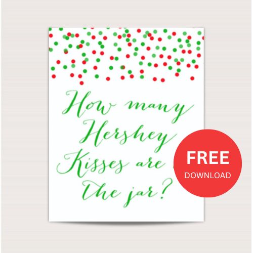 Free Christmas How Many Kisses Game