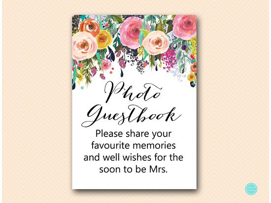 SN34-photo-guestbook-5x7-AUST-floral-bridal-shower-decoration-sign