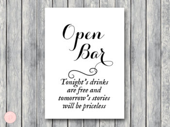 Black and White Decoration Signs – Printabell • Express