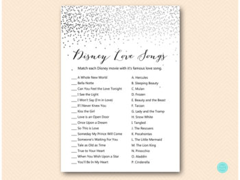 Silver Confetti Bridal Shower Games – Printabell • Express