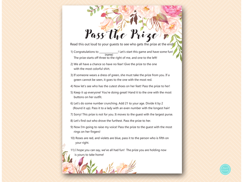 Boho Bridal Shower Game Pack – Printabell • Express