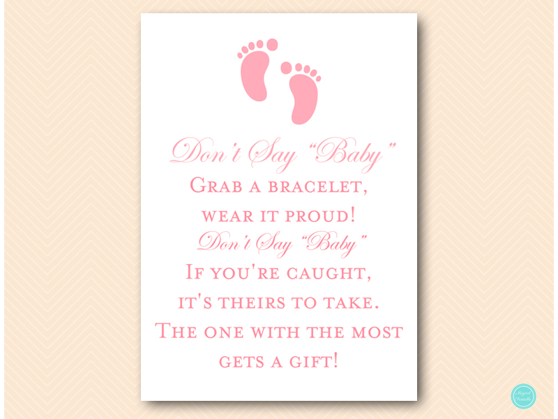 Pink Feet Baby Shower Game Package Deal – Printabell • Express