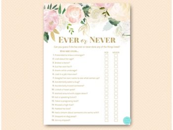 Pink Blush Ever or Never Quiz – Printabell • Express