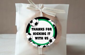 soccer baby shower favor tags