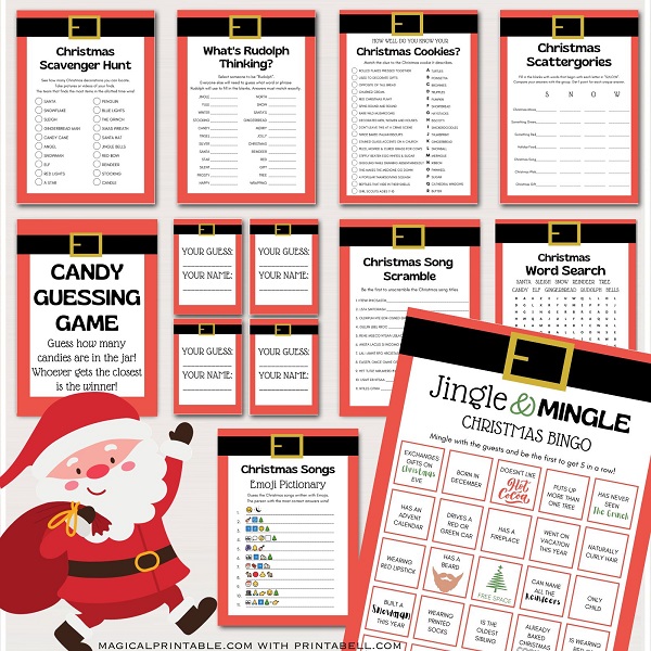 Christmas Games Bundle – Printabell • Express