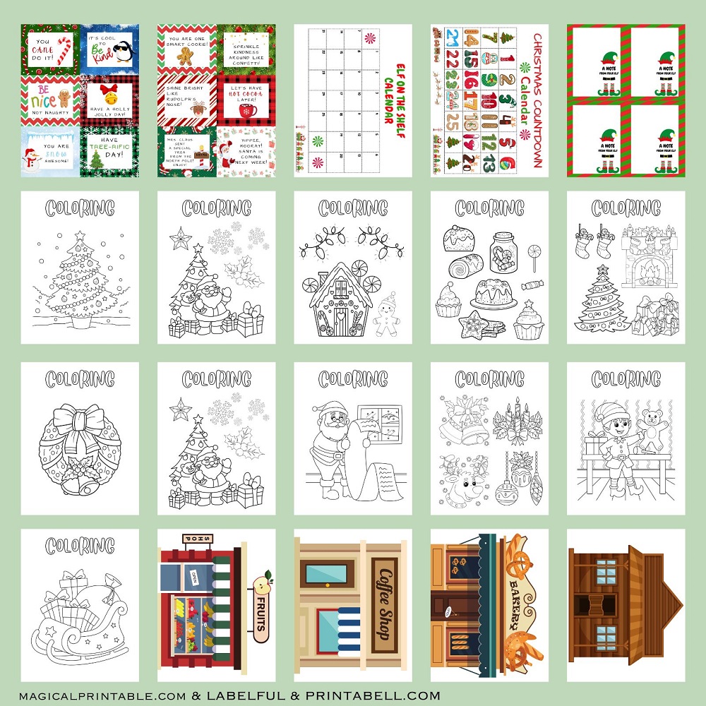 elf on the shelf kit printable