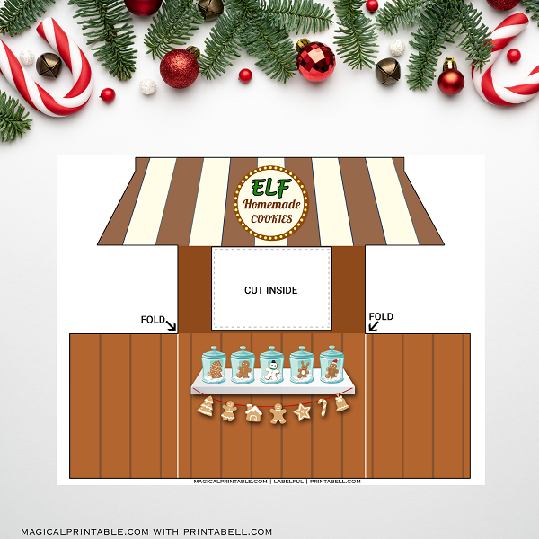 Printable Elf Props homemade cookie booth