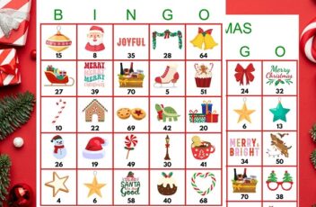 Christmas Bingo Cards office events