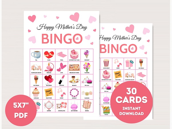 printable mothers day bingo cards 6