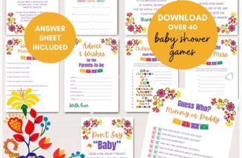 Cinco De Mayo Baby Shower Games - Fiesta