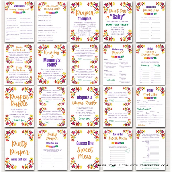 Cinco De Mayo Baby Shower Games