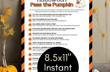 Pass The Pumpkin Halloween Game