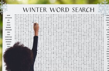 Giant Winter Word Search