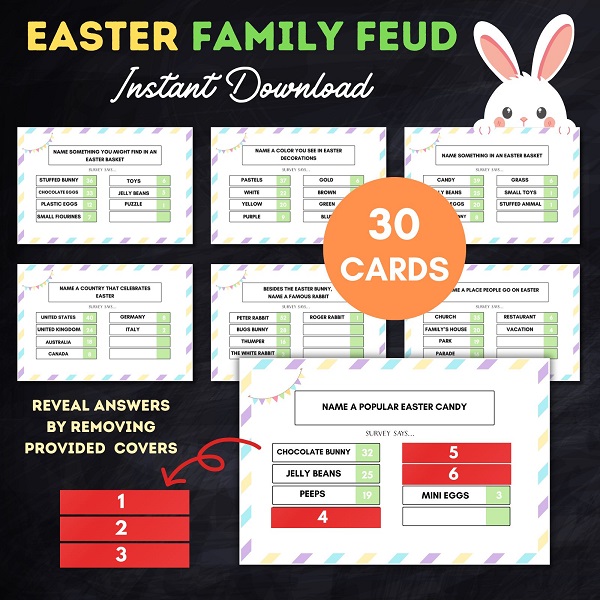 easter friendly feud game