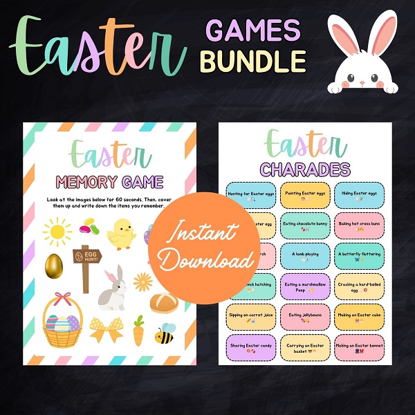 Easter Games Bundle Printable