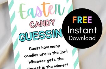 free Easter Candy Guessing Game