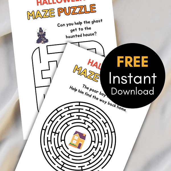 Free Halloween Maze