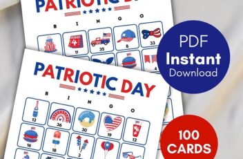 Patriotic Day Bingo