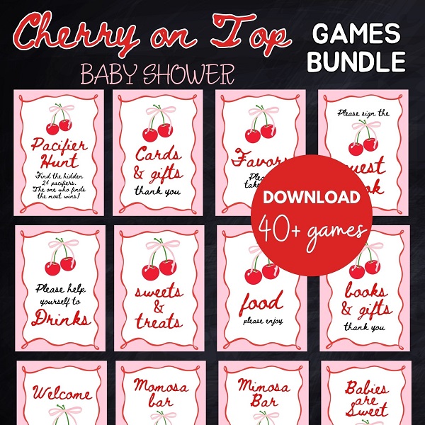 cherry on top theme signs
