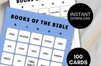 Books of the Bible Bingo