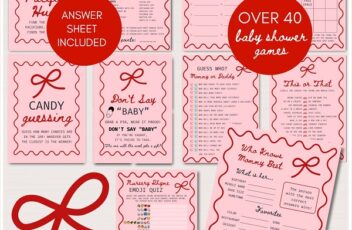 ciao baby shower games template