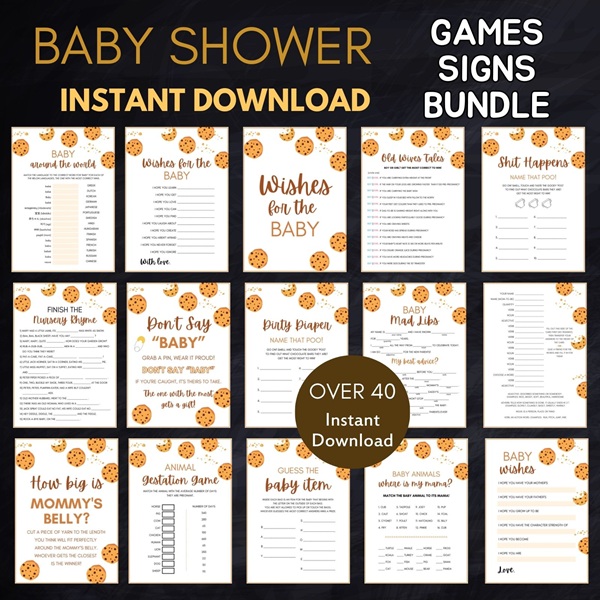 cookies baby shower games