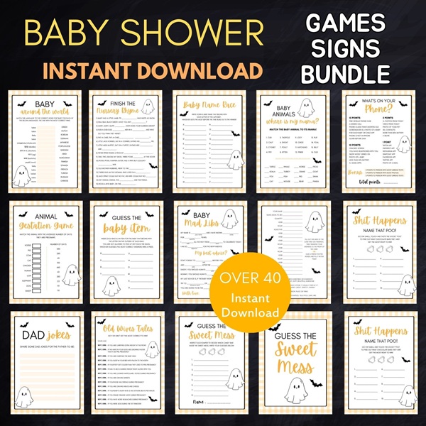 Halloween Baby is Brewing Baby Shower