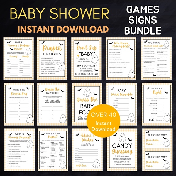 Halloween Baby is Brewing Baby Shower