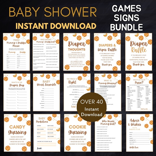 cookies baby shower games