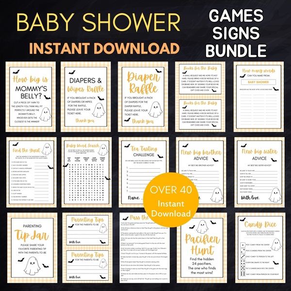 Halloween Baby is Brewing Baby Shower