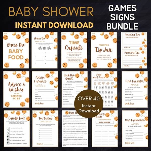 cookies baby shower games