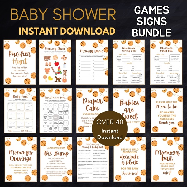 cookies baby shower games