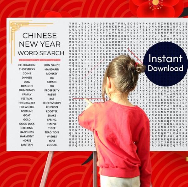 chinese new year word search poster family activity