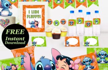 free printable stitch party printable