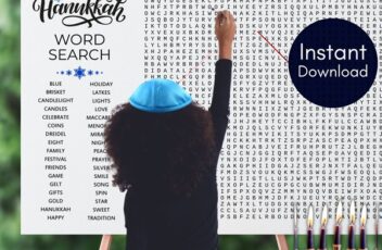 hanukkah word search