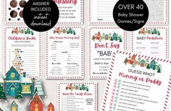 it takes a village baby shower