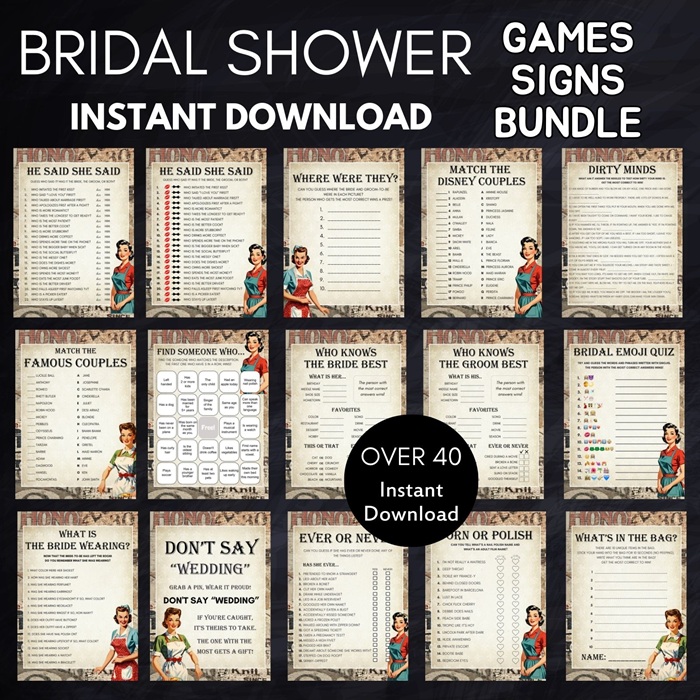 Housewife wedding Shower Game