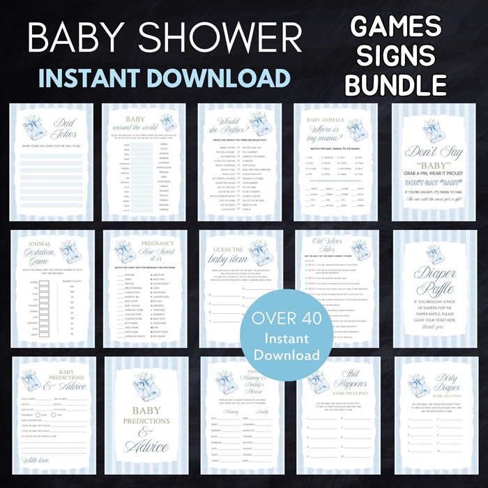 boy new chapter begins storybook baby shower