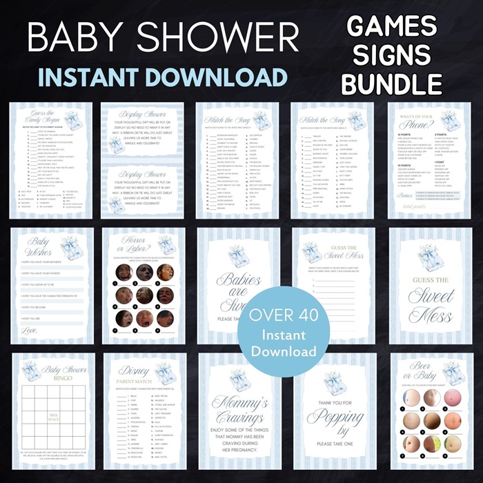 boy new chapter begins storybook baby shower