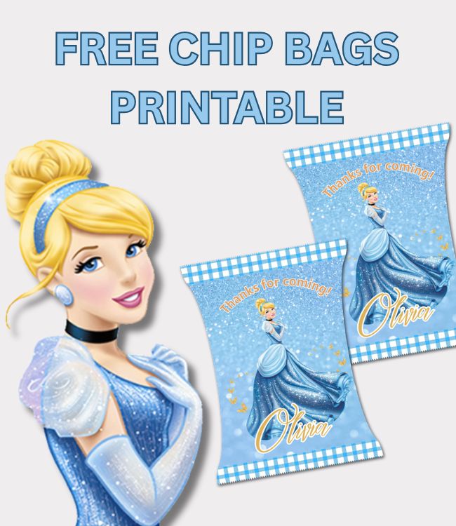 DIY Cinderella chip bag download