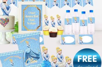 FREE Editable Cinderella Party Printable