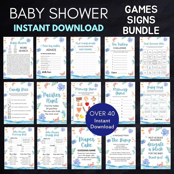 sea you soon under the sea baby shower games bundle (4)