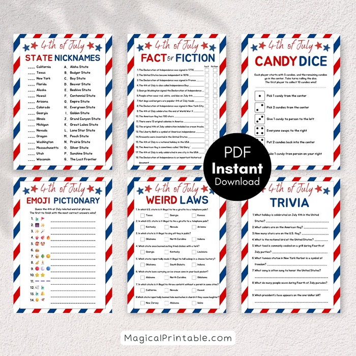 4th of july / independence day games