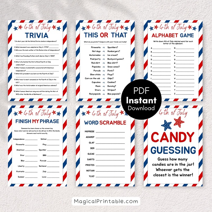 4th of july / independence day games