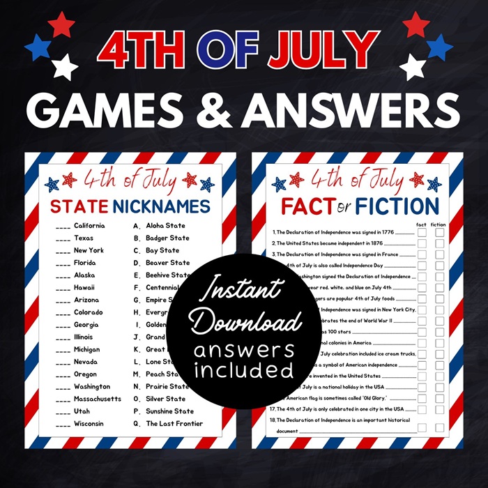 4th of july party games