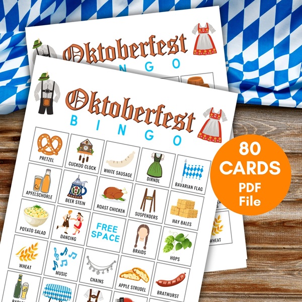 Oktoberfest bingo game